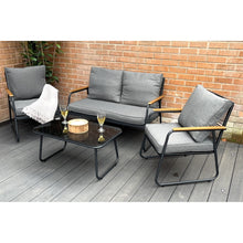 Load image into Gallery viewer, Kendal modern 4 Piece Garden Rattan Set
