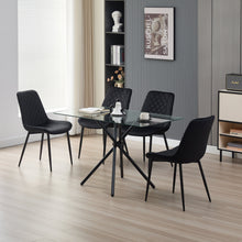 Load image into Gallery viewer, Miami Dining Table with 4 Amelia Velvet Chairs
