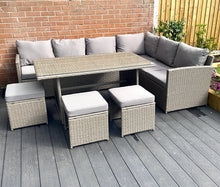 Load image into Gallery viewer, The Knutsford 9 Seat Corner Rattan Dining Set
