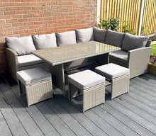 Load image into Gallery viewer, The Knutsford 9 Seat Corner Rattan Dining Set
