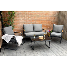 Load image into Gallery viewer, Kendal modern 4 Piece Garden Rattan Set
